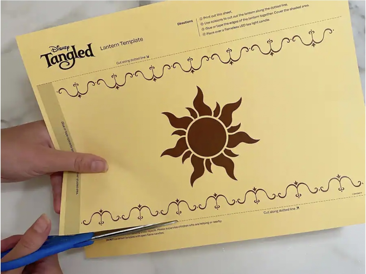 Disney DIY Make A Tangled Lantern At Home The Disney Food Blog