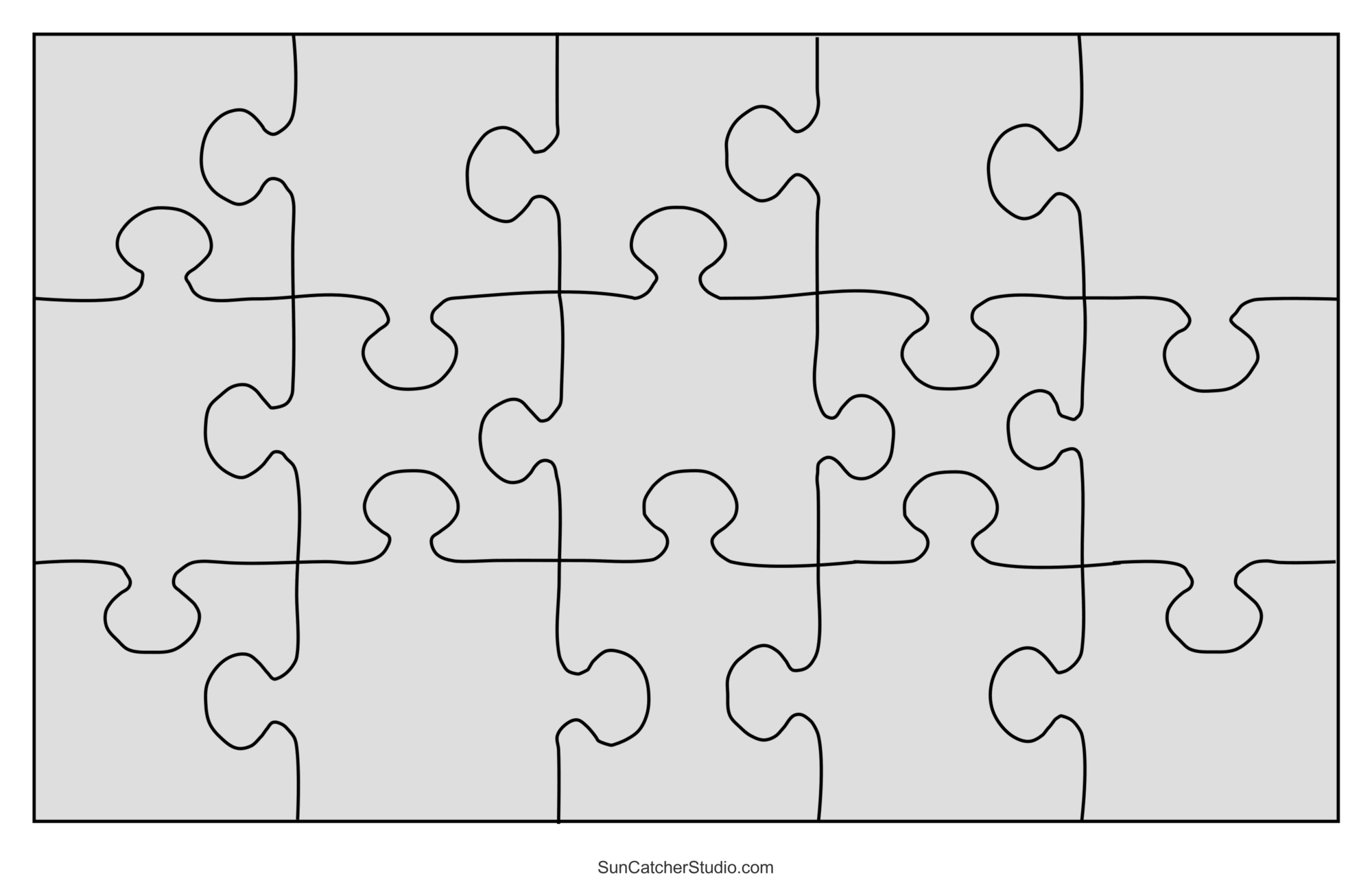 DIY JigSaw Puzzles Free Patterns Stencils U0026 Templates Free 