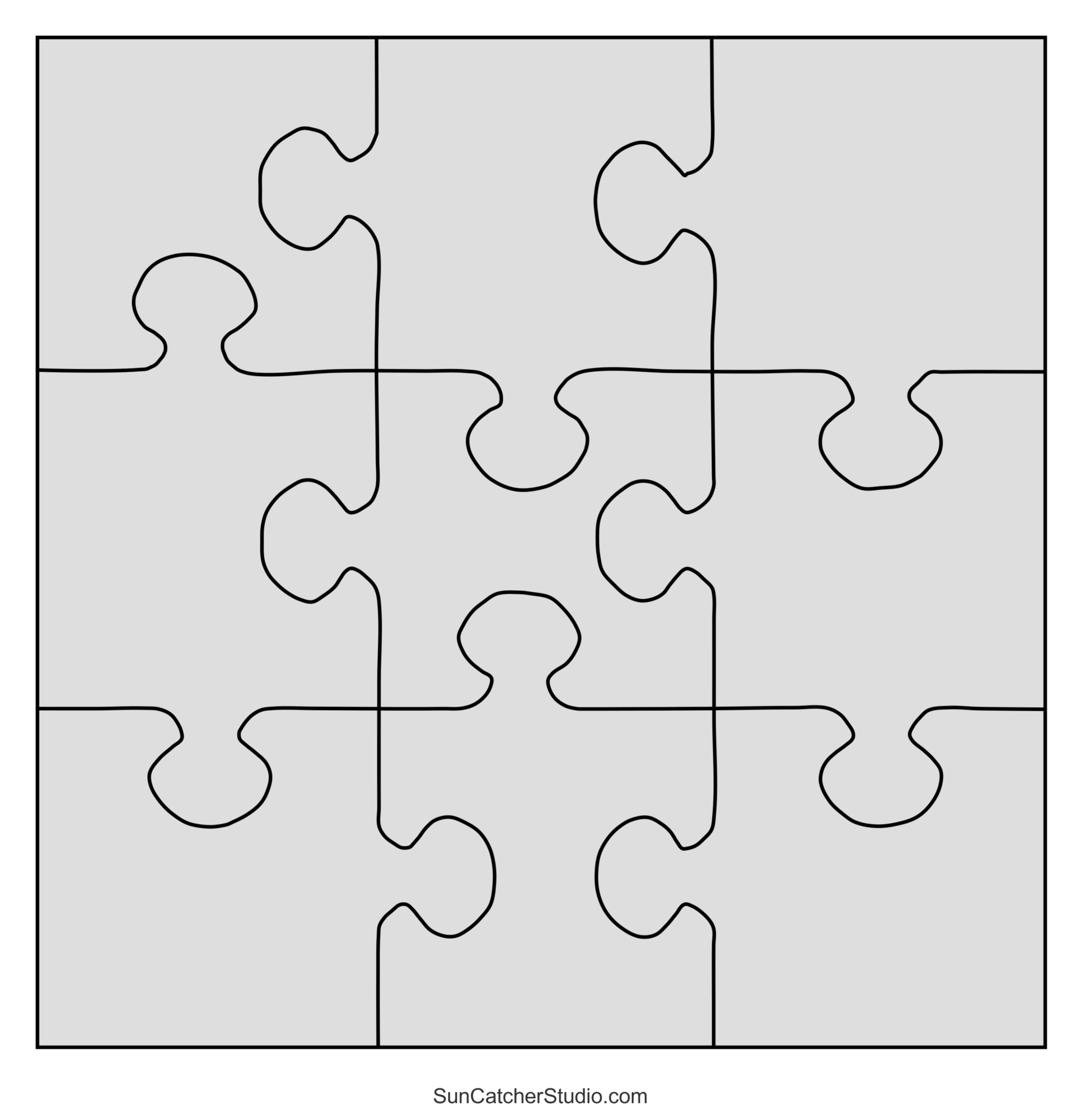 DIY JigSaw Puzzles Free Patterns Stencils U0026 Templates Free Printables Monograms Design Tools Patterns U0026 DIY Projects