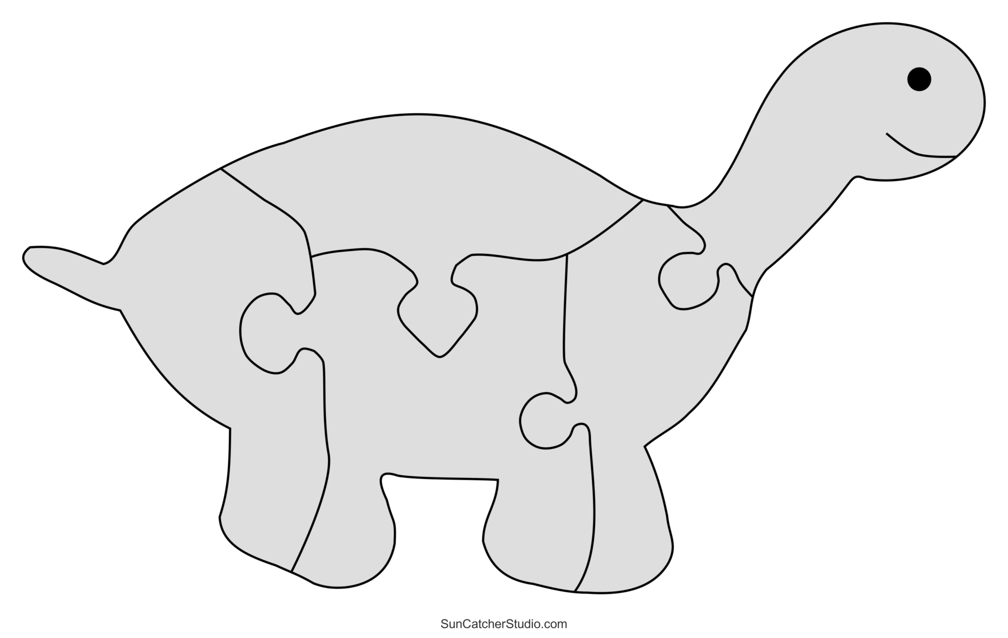template for cutting wooden jigsaw puzzles