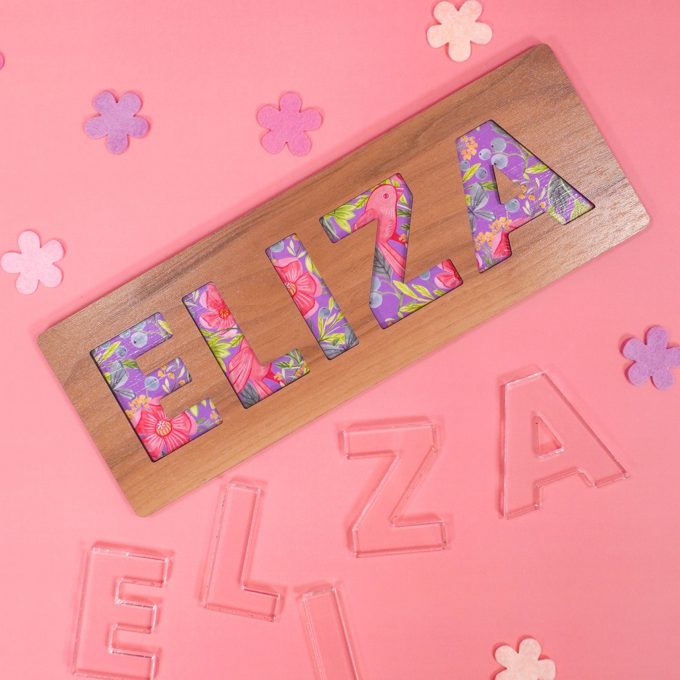 DIY Name Puzzles With Glowforge U0026 XTool Happiness Is Homemade