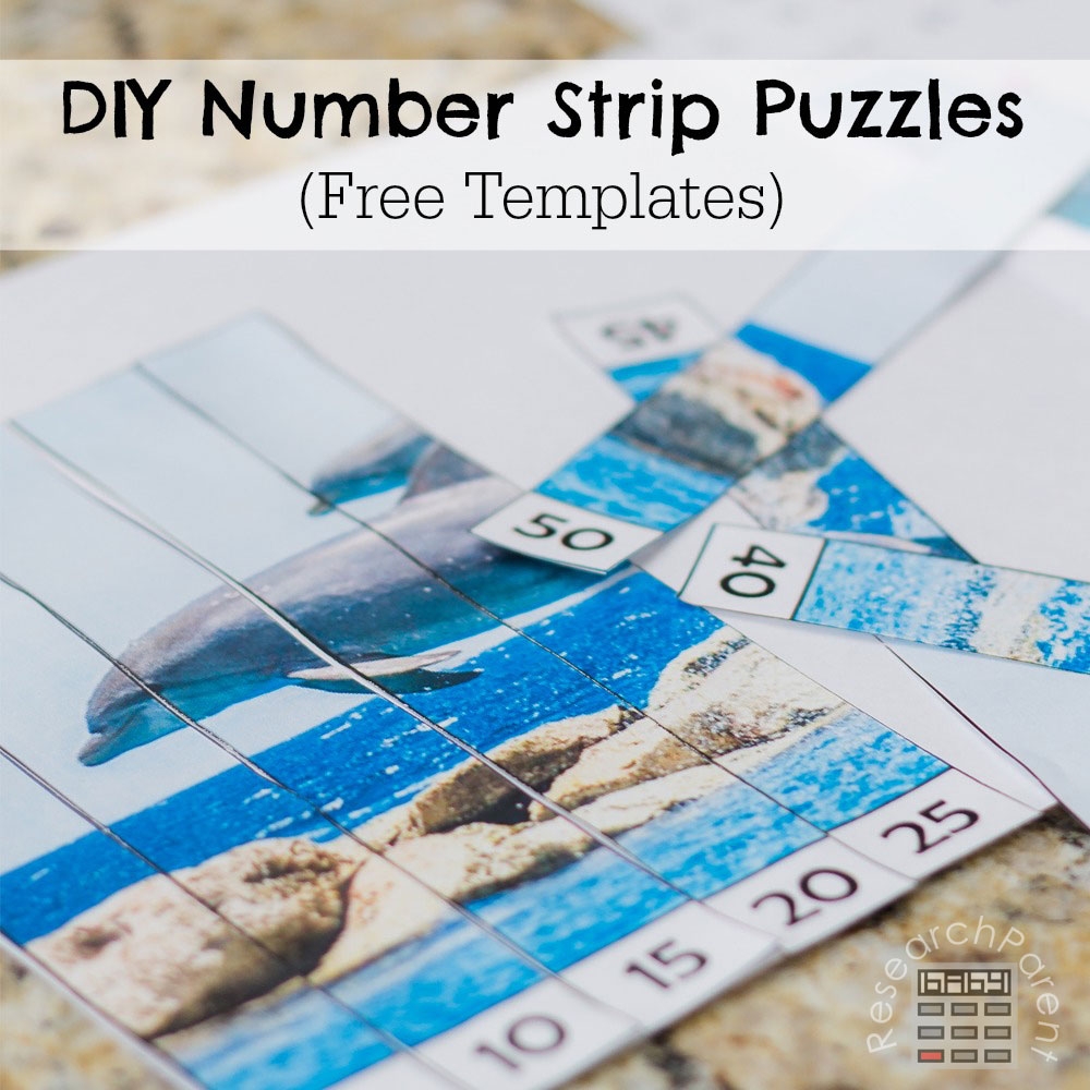 DIY Number Strip Puzzles ResearchParent