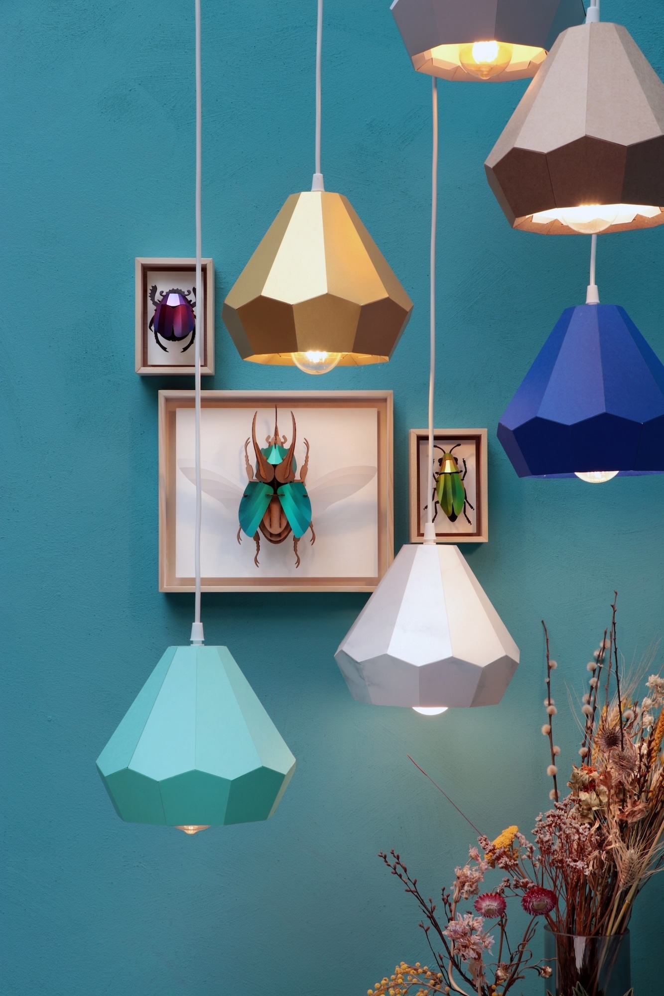 puzzle lamp shade template