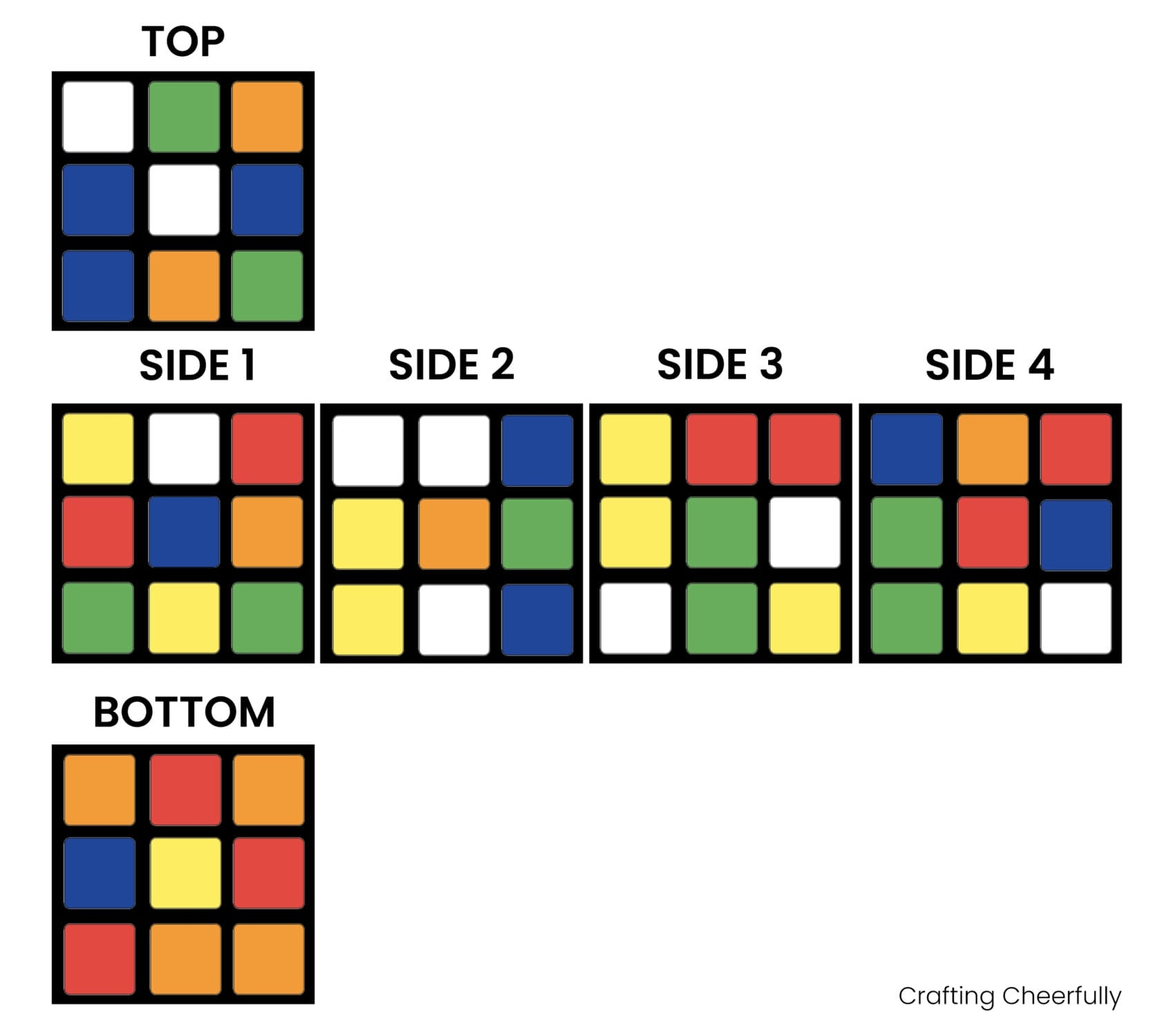DIY Rubik s Cube Ornament Crafting Cheerfully