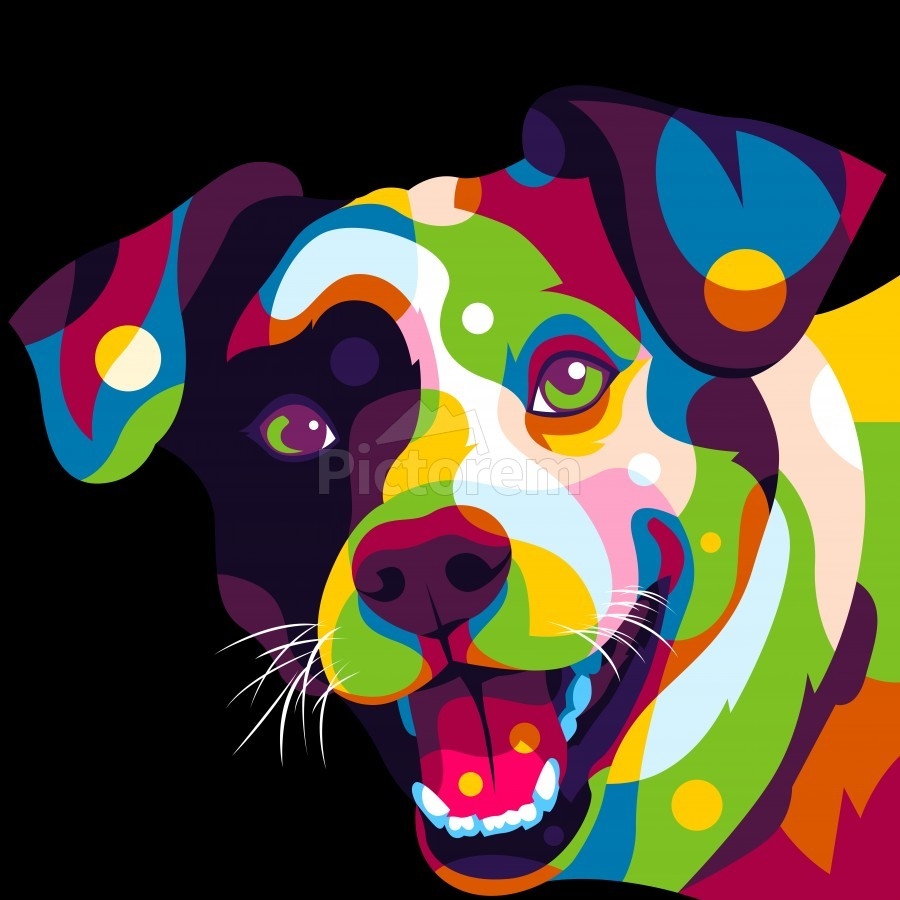 Dogs German Incredible Shepherd Painting Color Dog