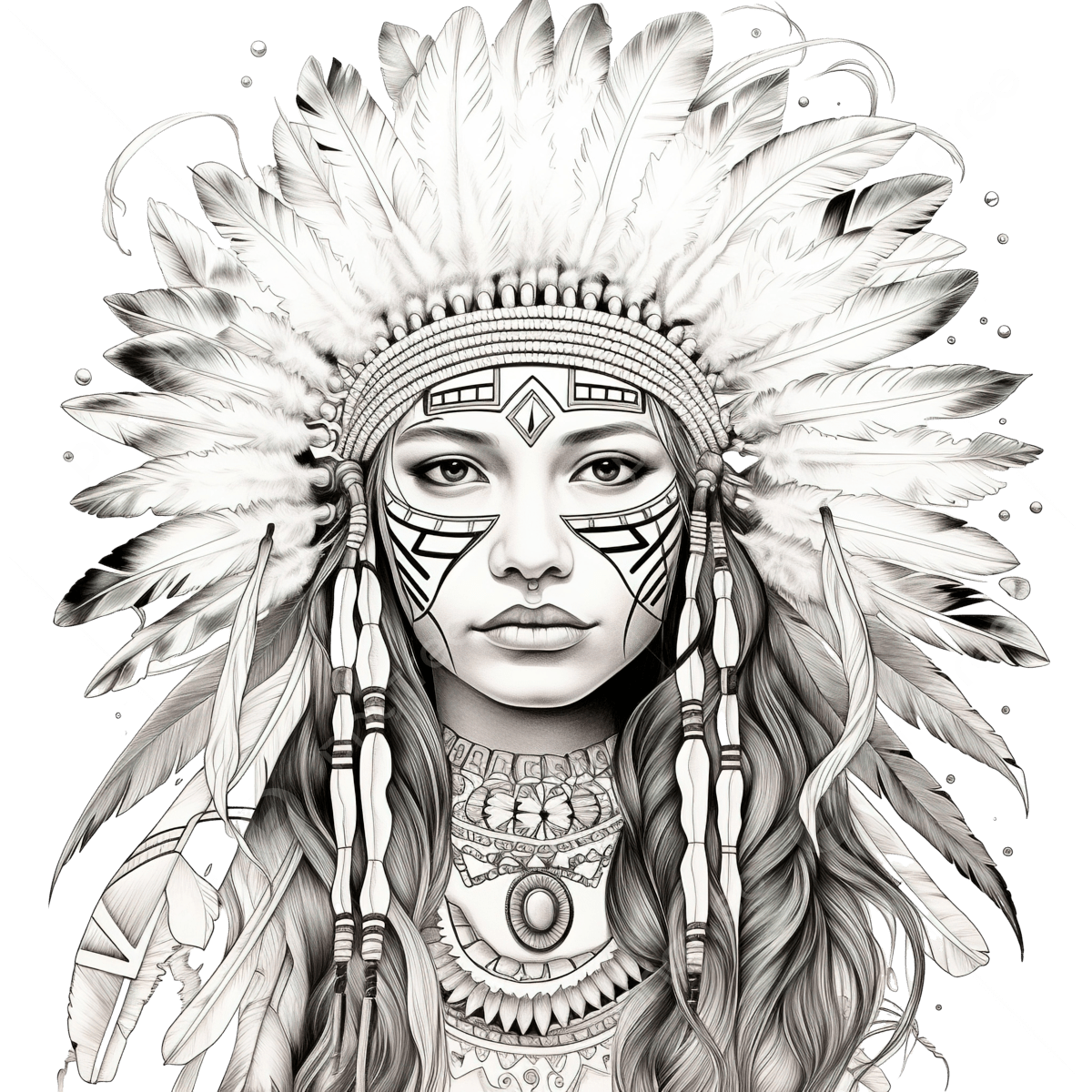 native american coloring pictures