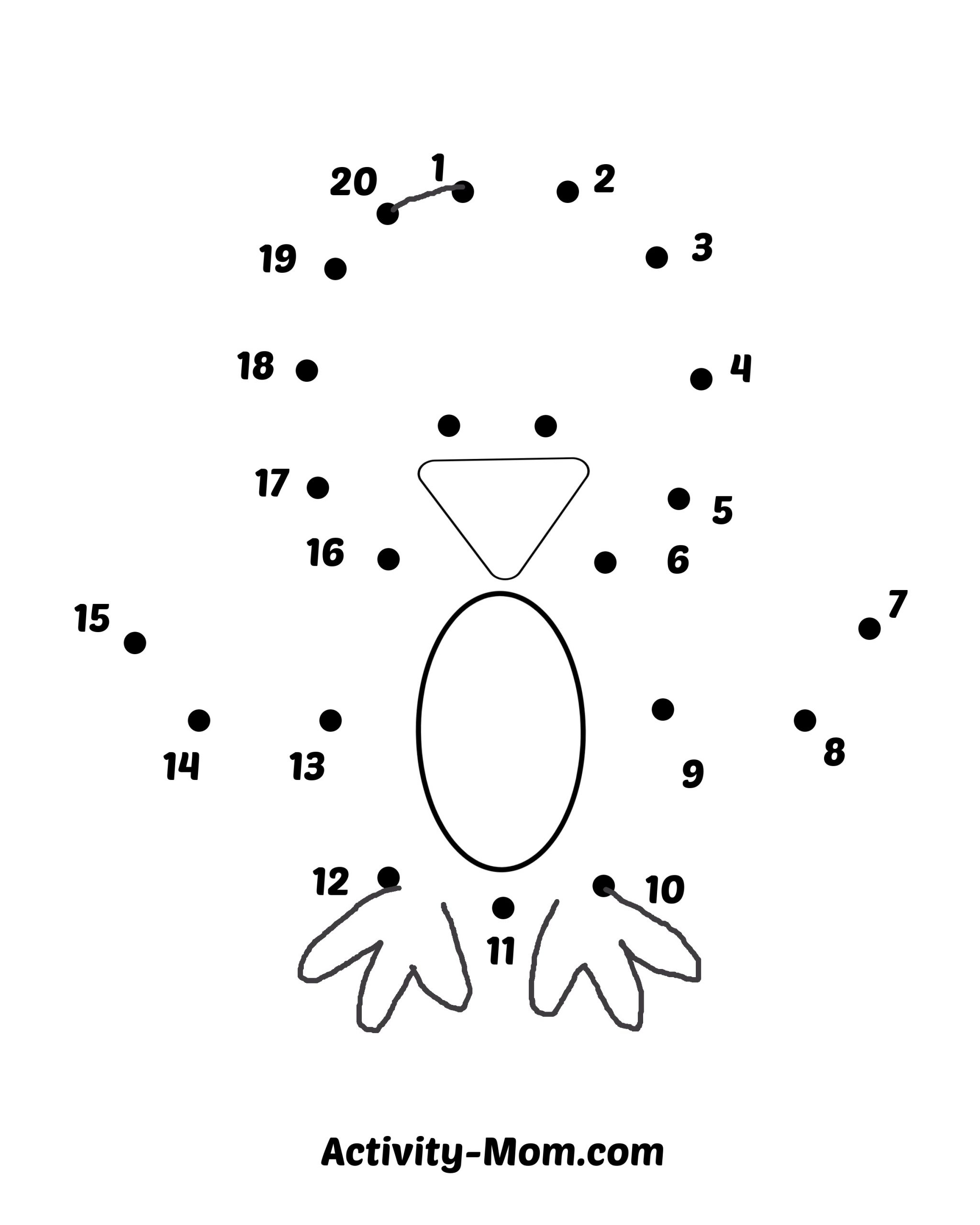 dot-to-dot worksheet