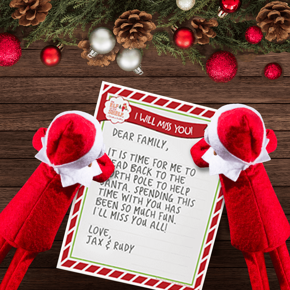 elf on the shelf printable letter