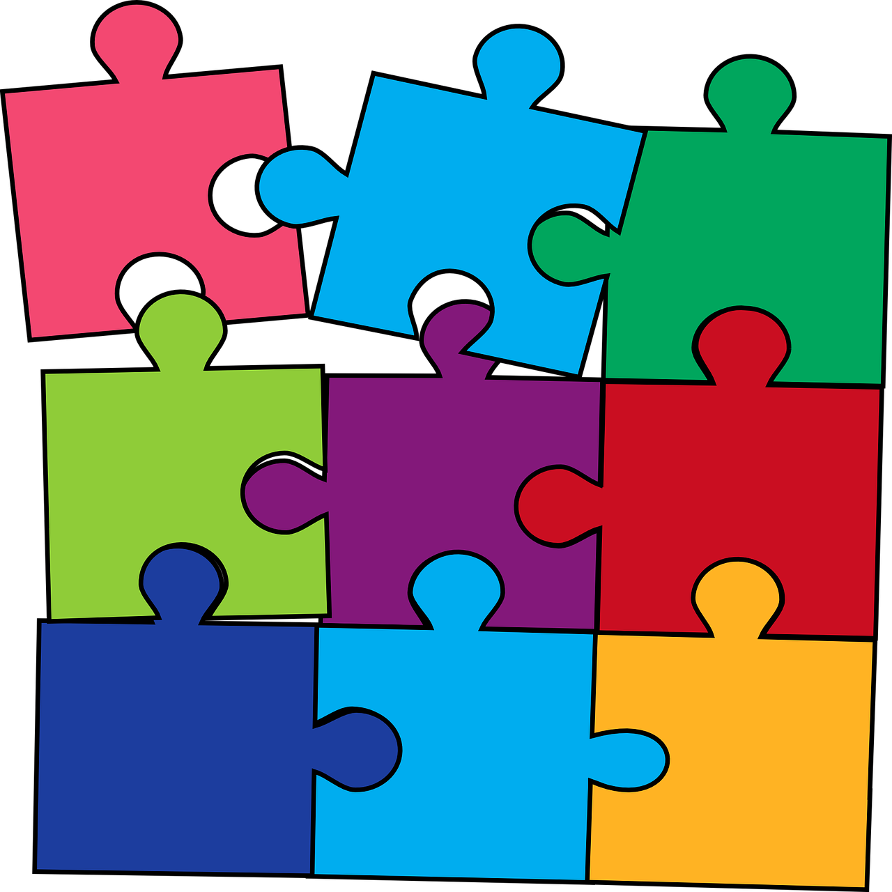 Download Jigsaw Puzzle Color Game Royalty Free Vector Graphic Pixabay