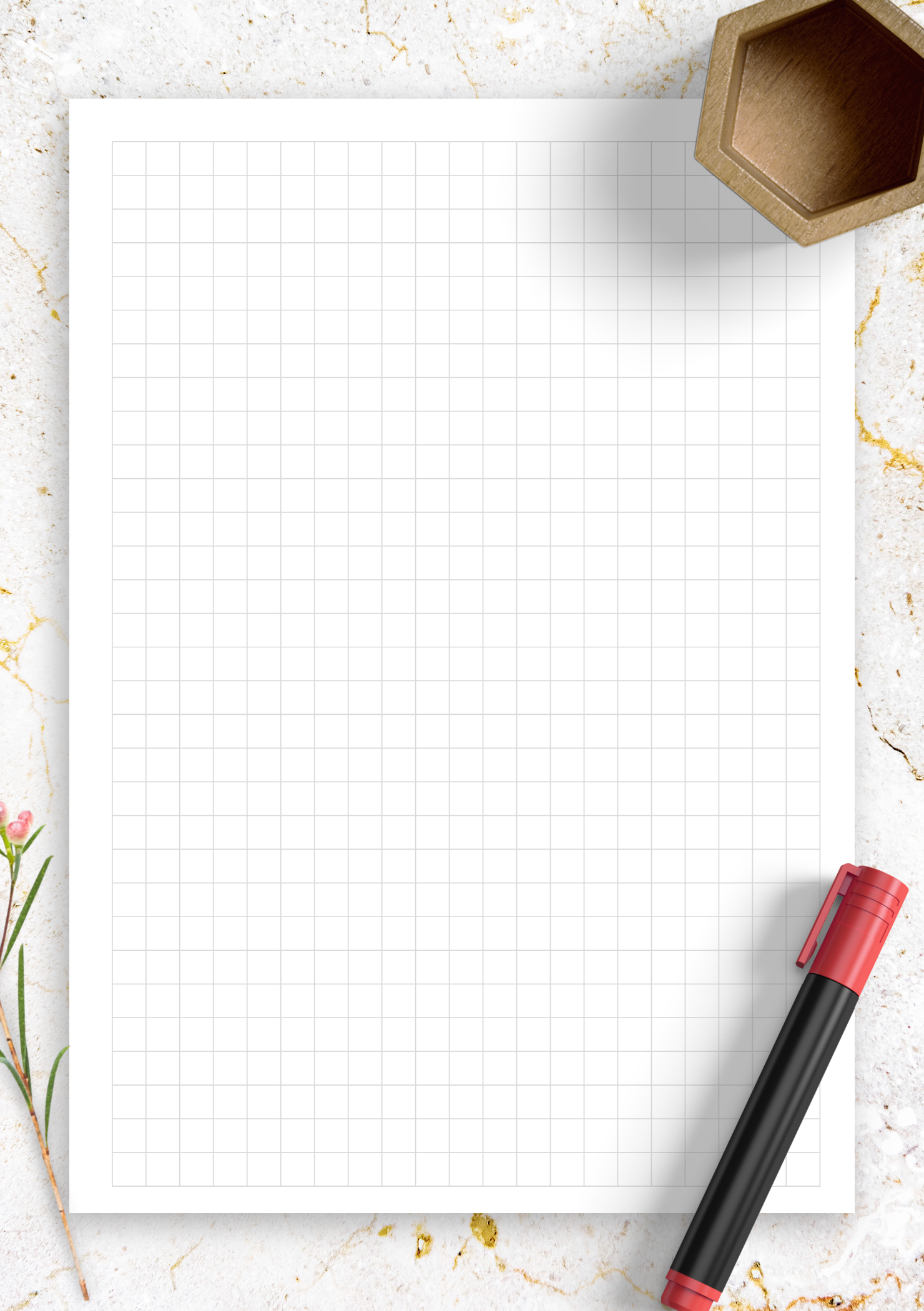 free printable graph paper 1/4 inch