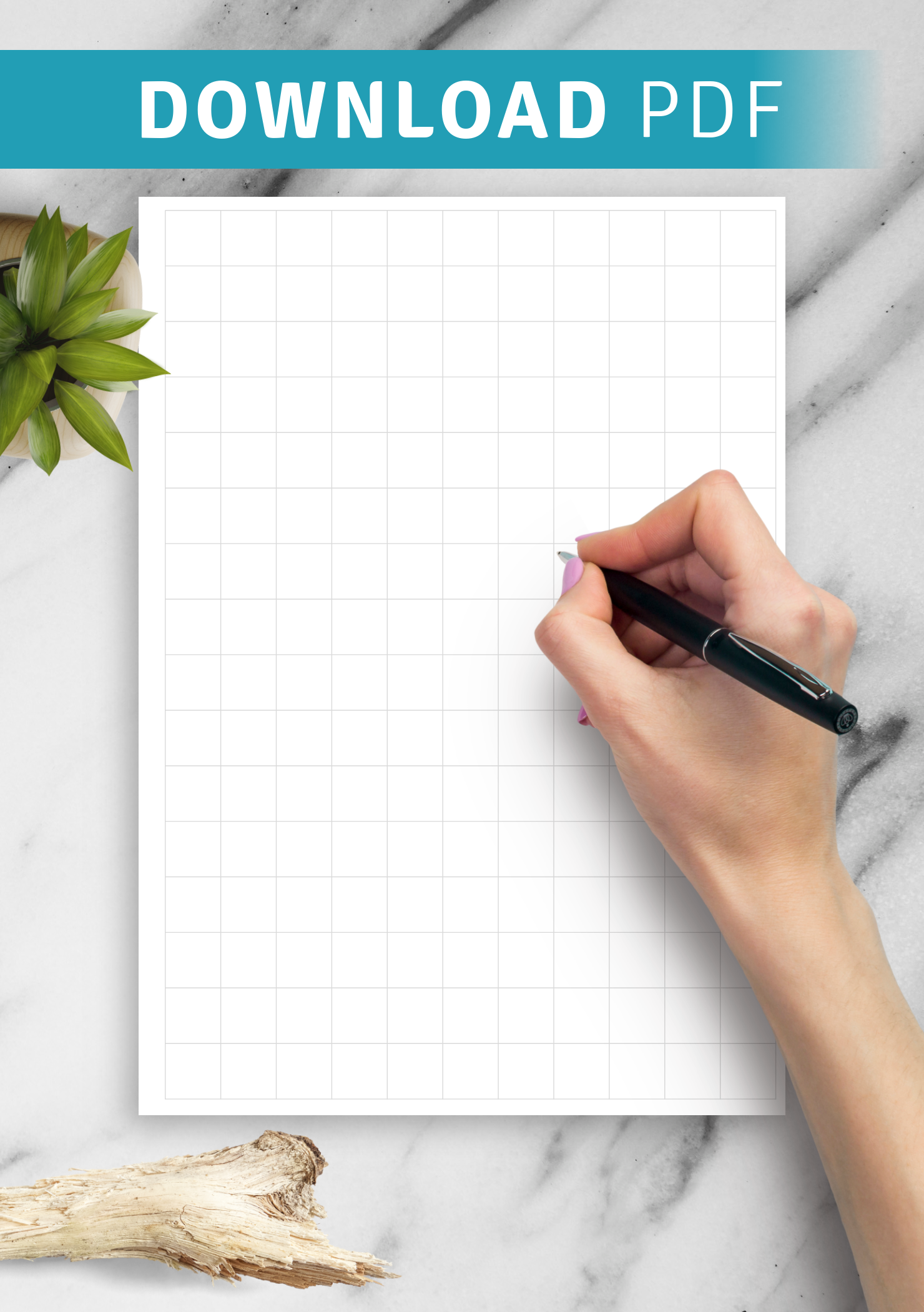 1 inch printable graph paper