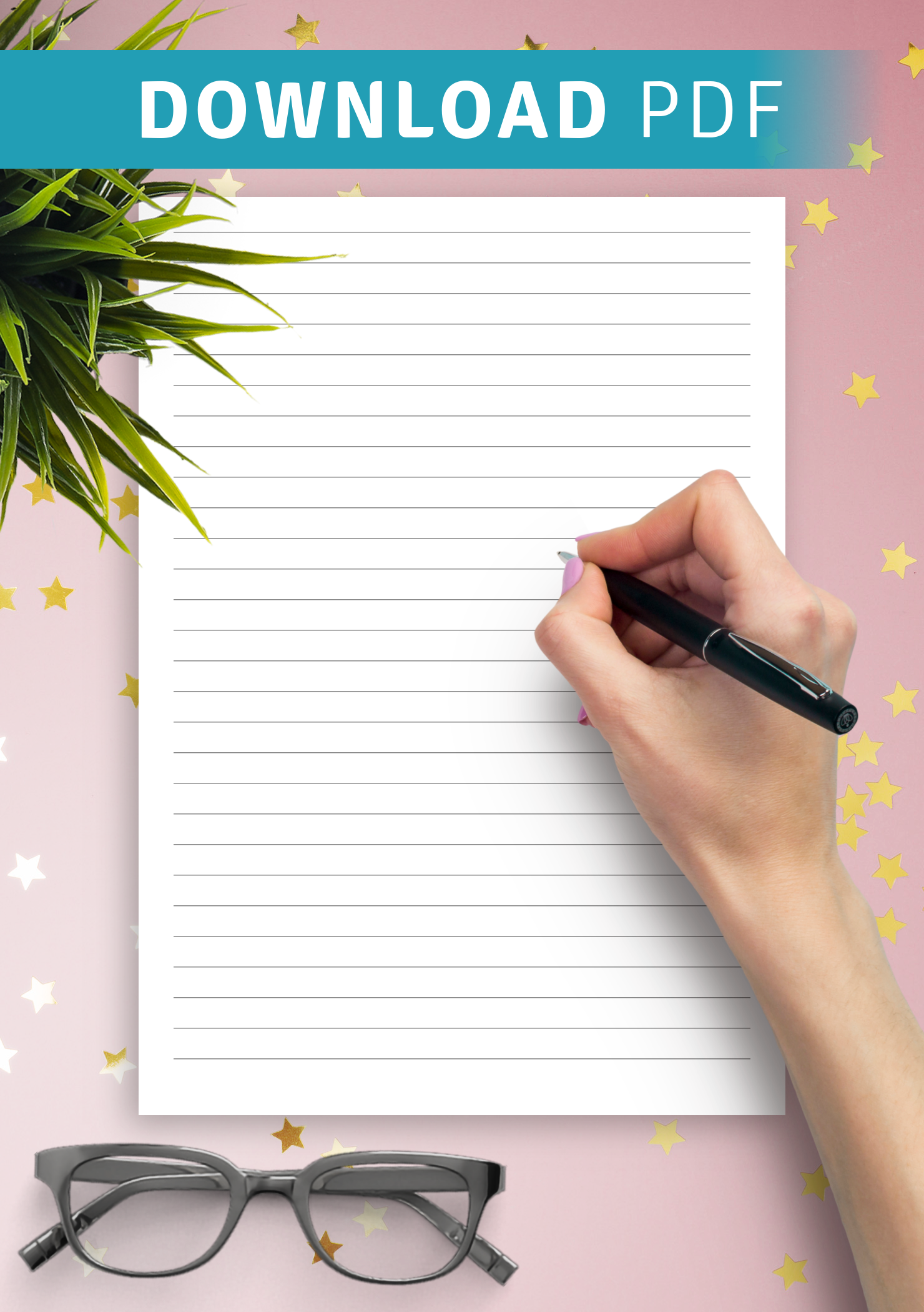 a4 printable lined paper