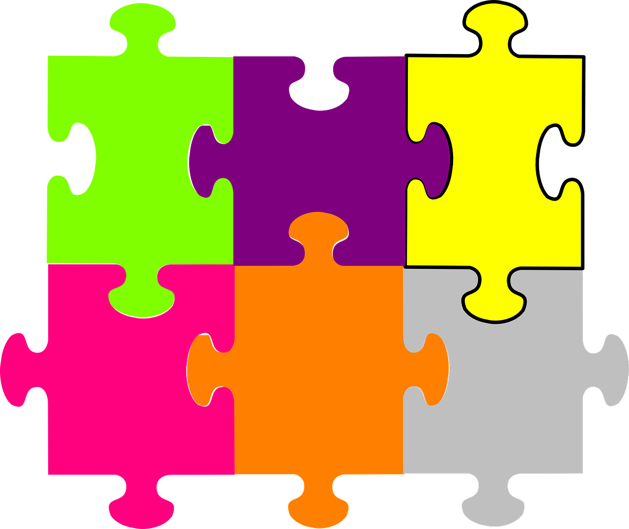 Download Puzzle Pieces Fit Together Royalty Free Vector Graphic Pixabay