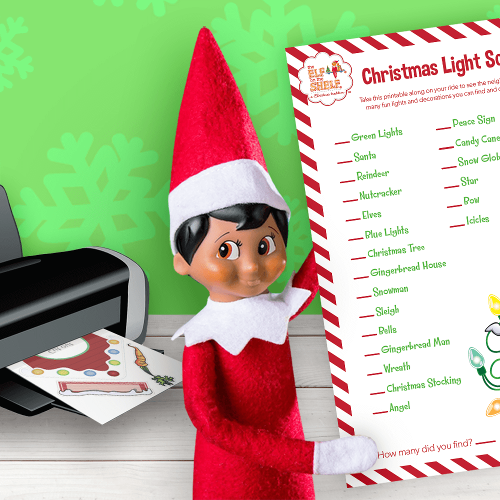 elf on the shelf printables