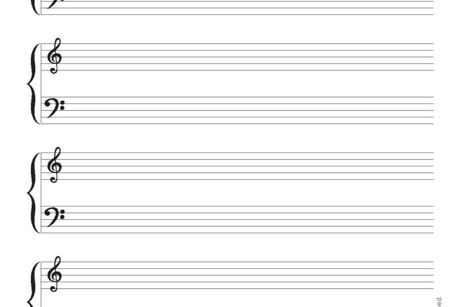 Download Your Free Blank Music Sheet Land Of Printables