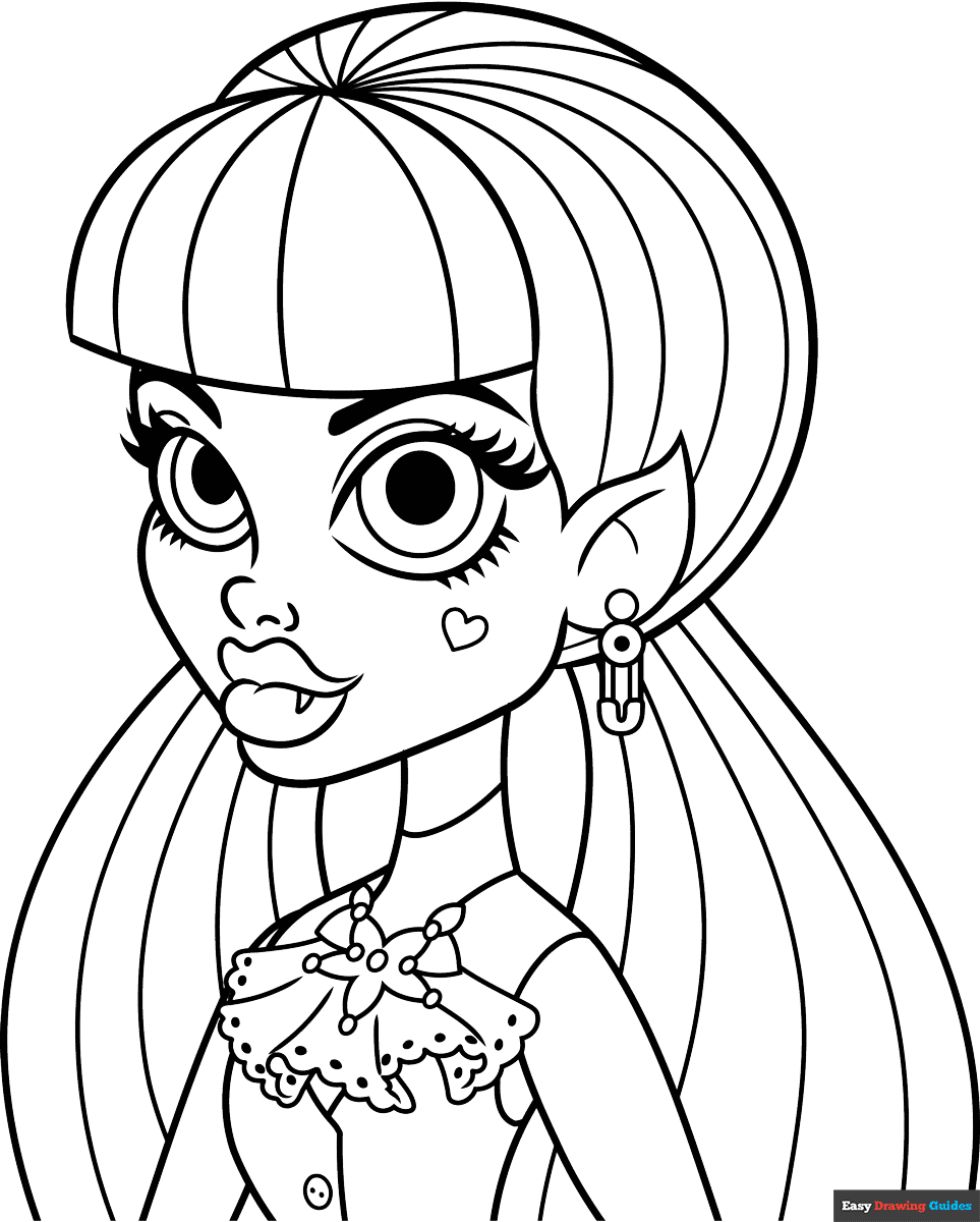 monster pictures to color