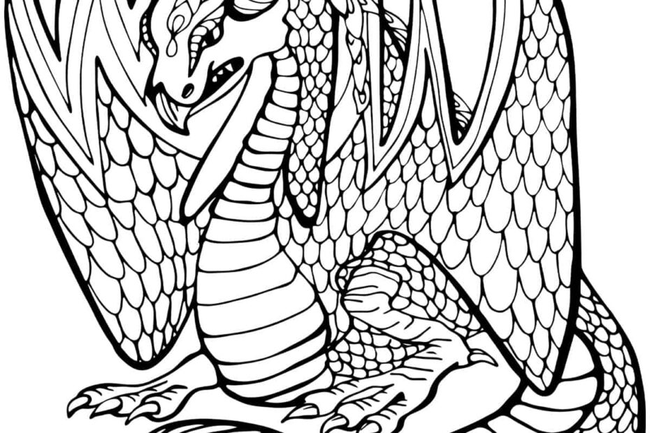 Dragon Coloring Pages Free Printables