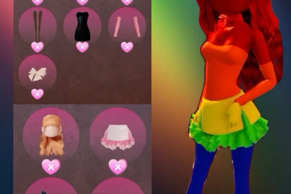 Dress To Impress Colors Of The Rainbow