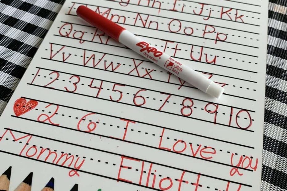 Dry Erase Practice Sheets Free Printables Sometimes Crafty