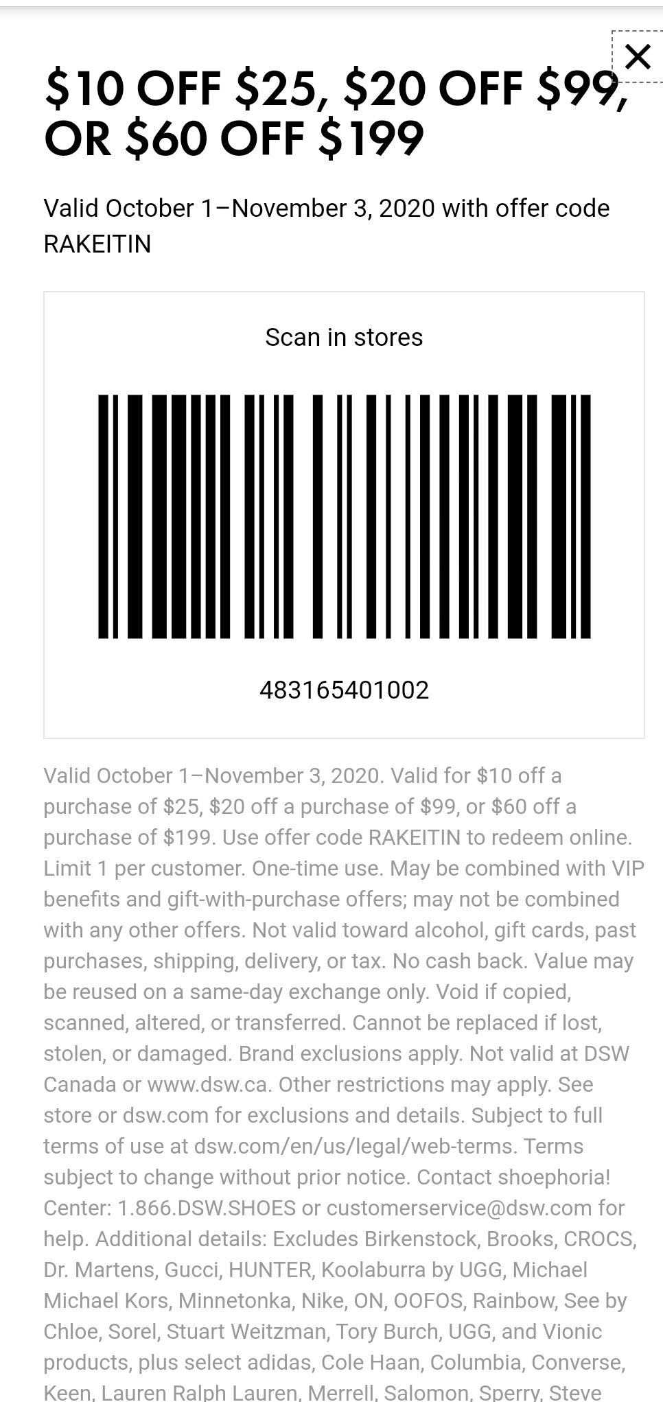 Dsw Printable In Store Coupons On Sale
