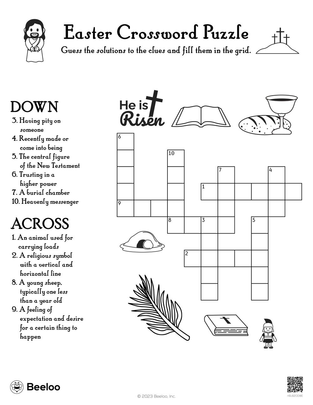 religious puzzle template