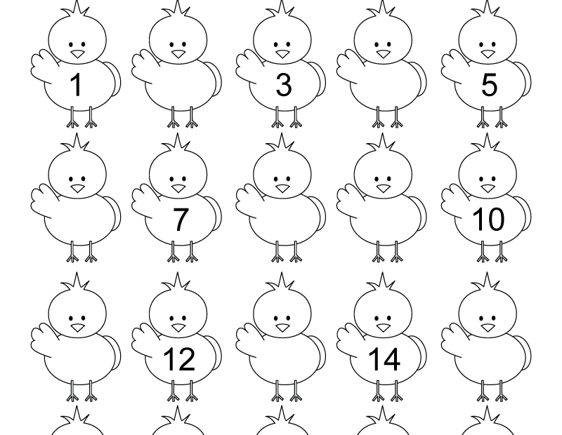 Easter Missing Numbers Worksheet Free Printable Digital U0026 PDF