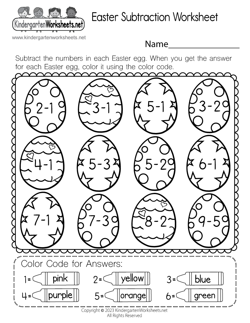 easter activity worksheets