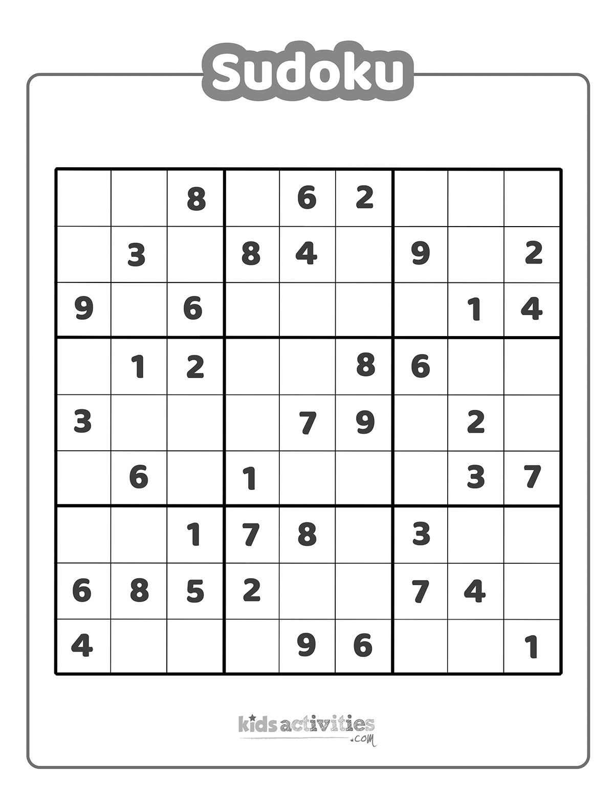 hard sudoku printable