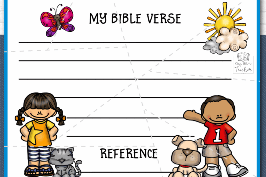 Easy Printable Bible Verse Puzzles Kids Bible Teacher