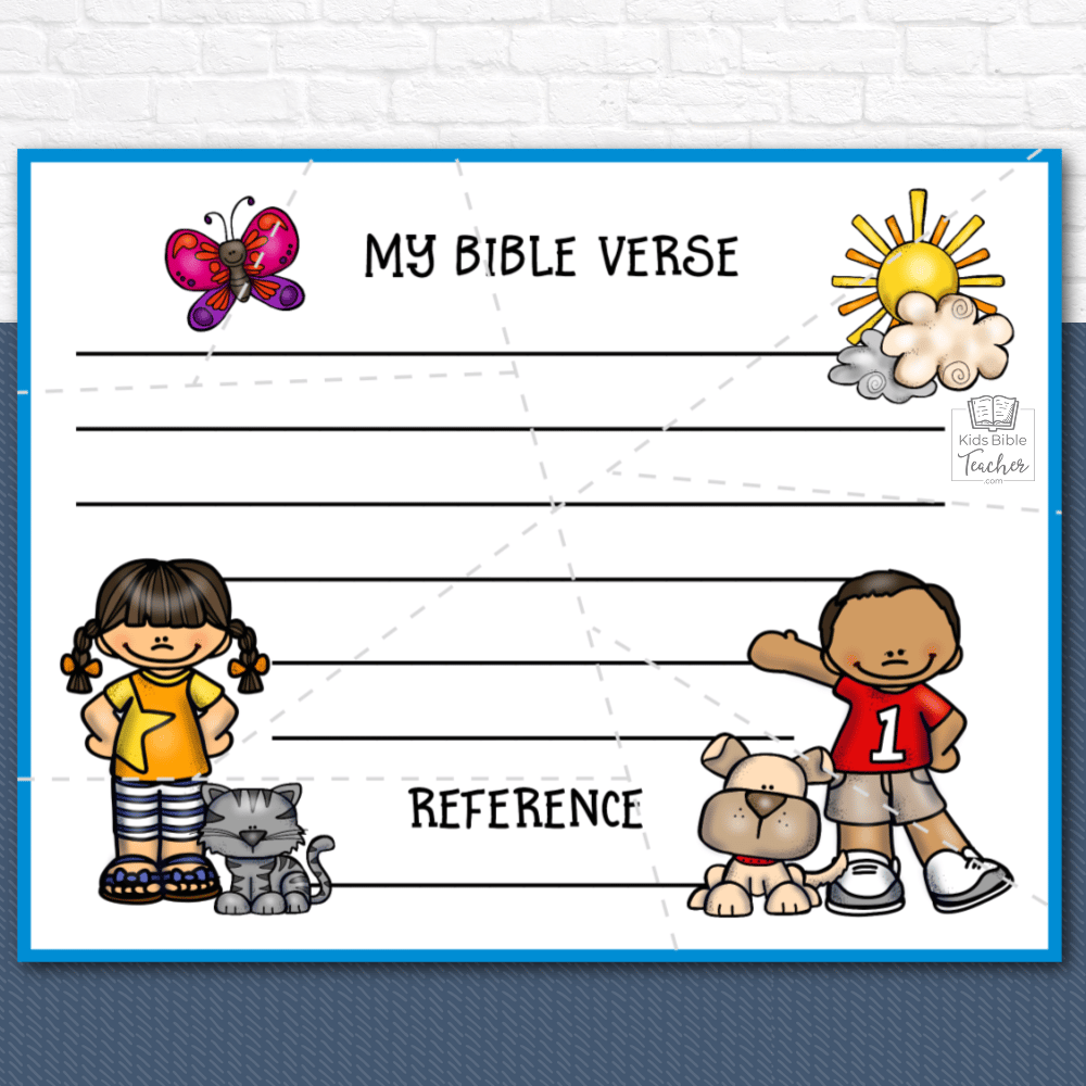 Easy Printable Bible Verse Puzzles Kids Bible Teacher
