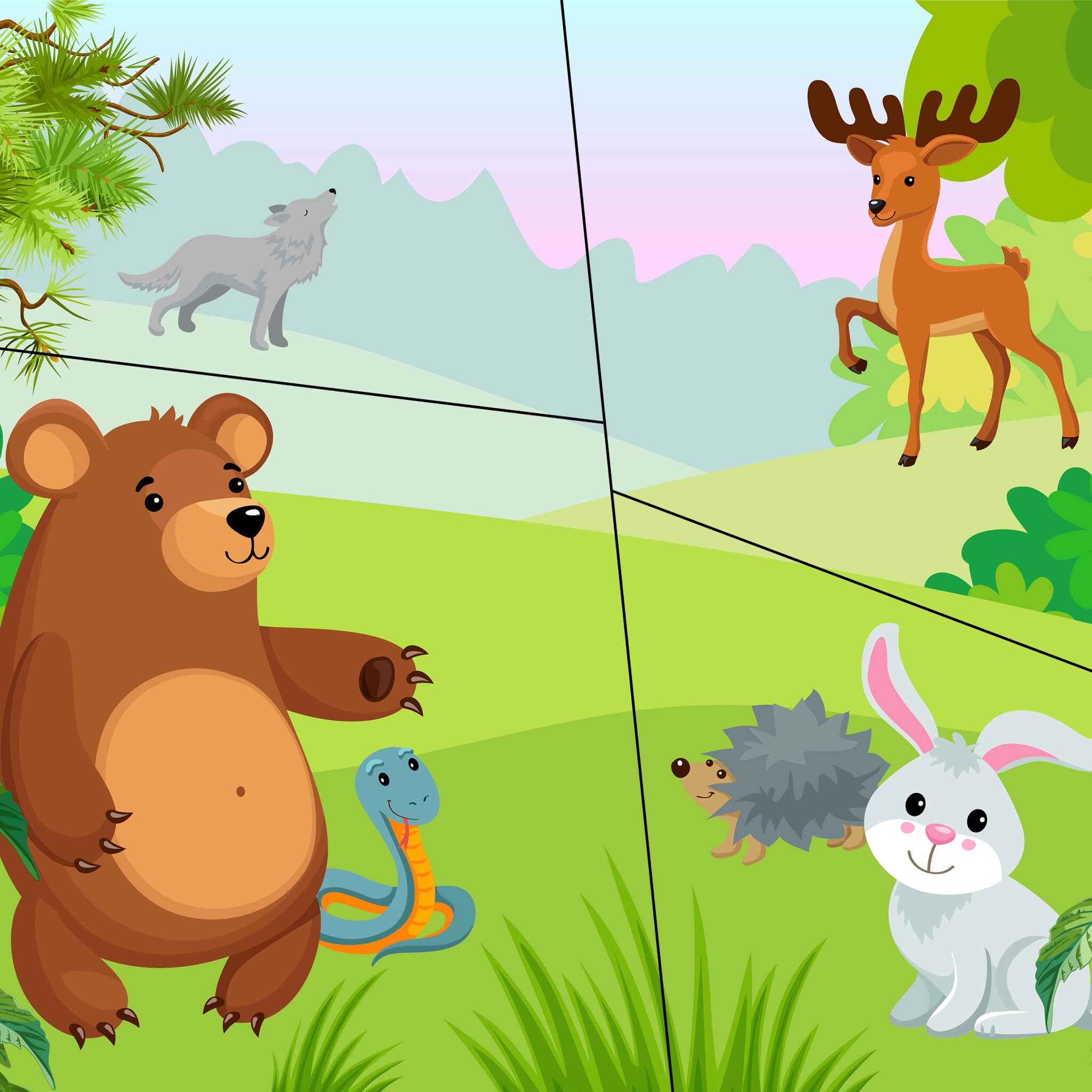 easy jigsaw puzzle template