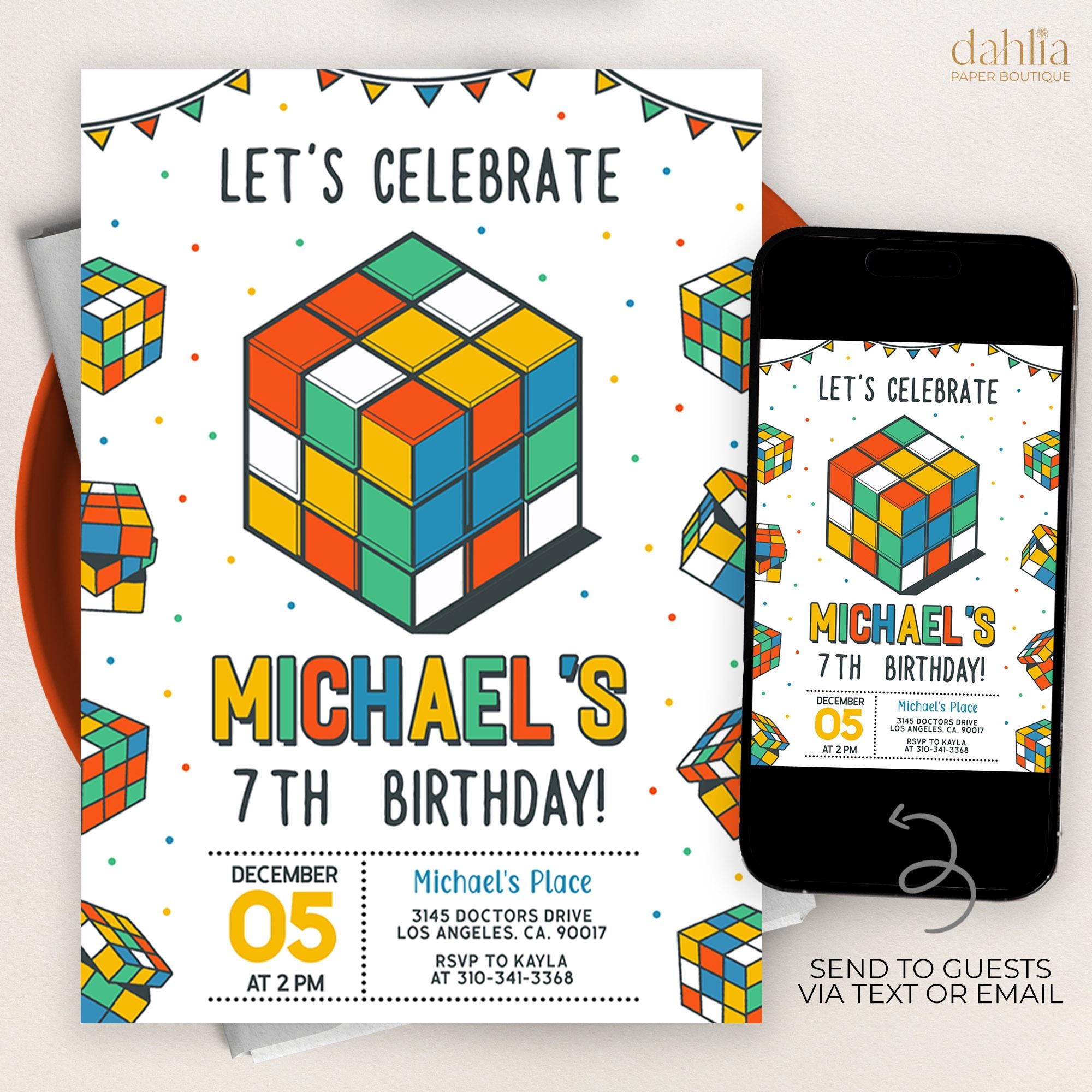 puzzle invitation template