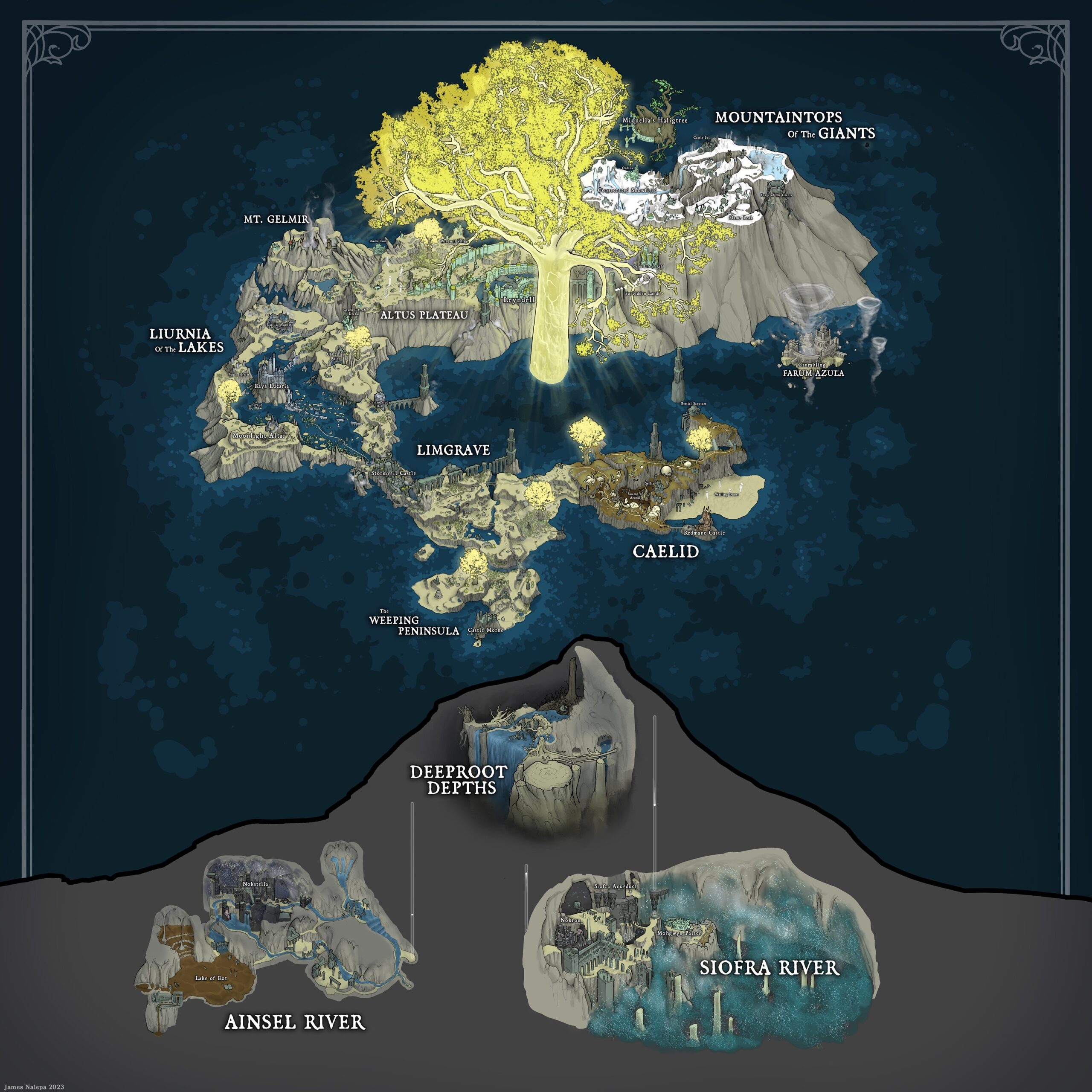 elden ring map printable