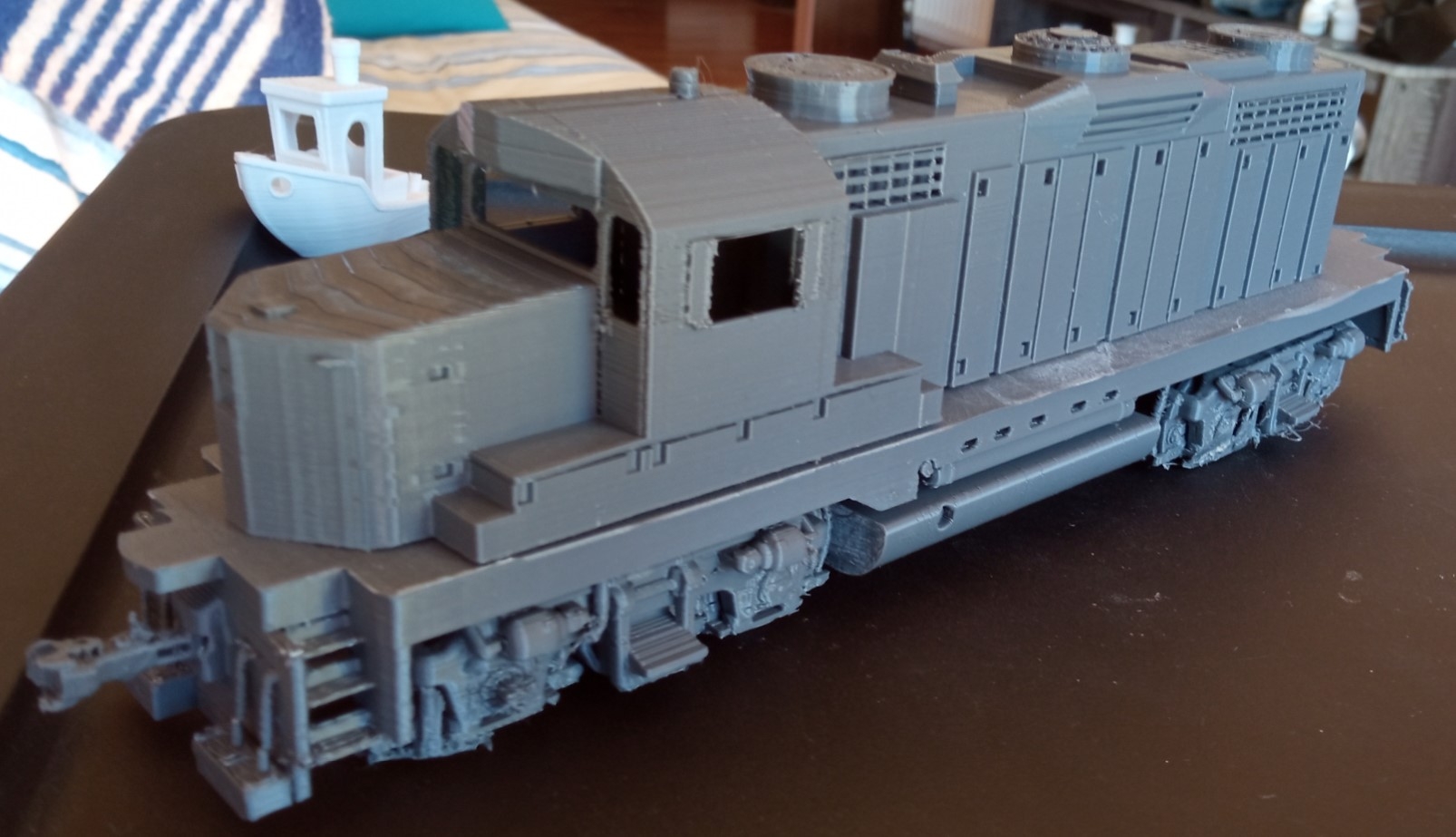EMD GP20 Diesel Train Locomotive 3D PRINT READY Superhive formerly Blender Market 