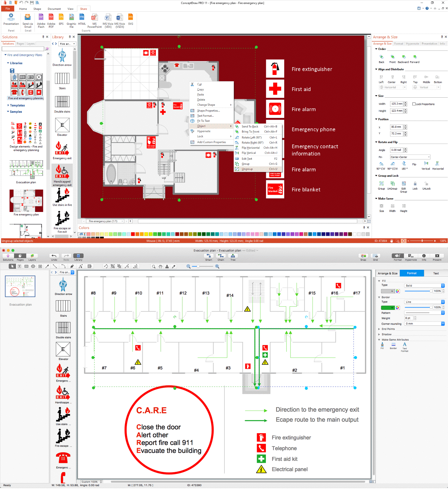 fire plan template