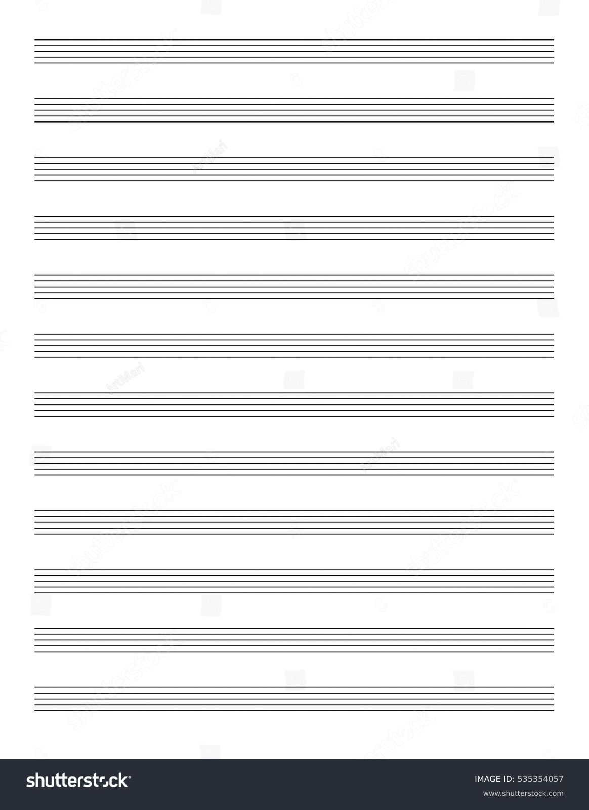 Empty Sheet Music Over 3 001 Royalty Free Licensable Stock 