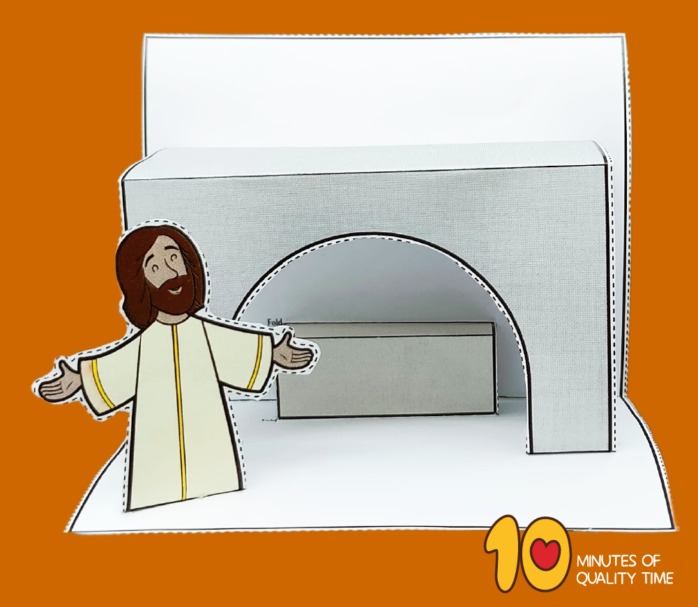 Empty Tomb Of Jesus Easter Craft 10 Minutes Of Quality Time