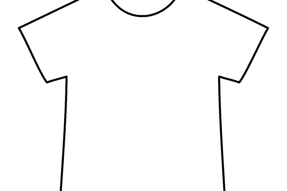 Encourage Creativity And Learning With A Printable T shirt Outline Template