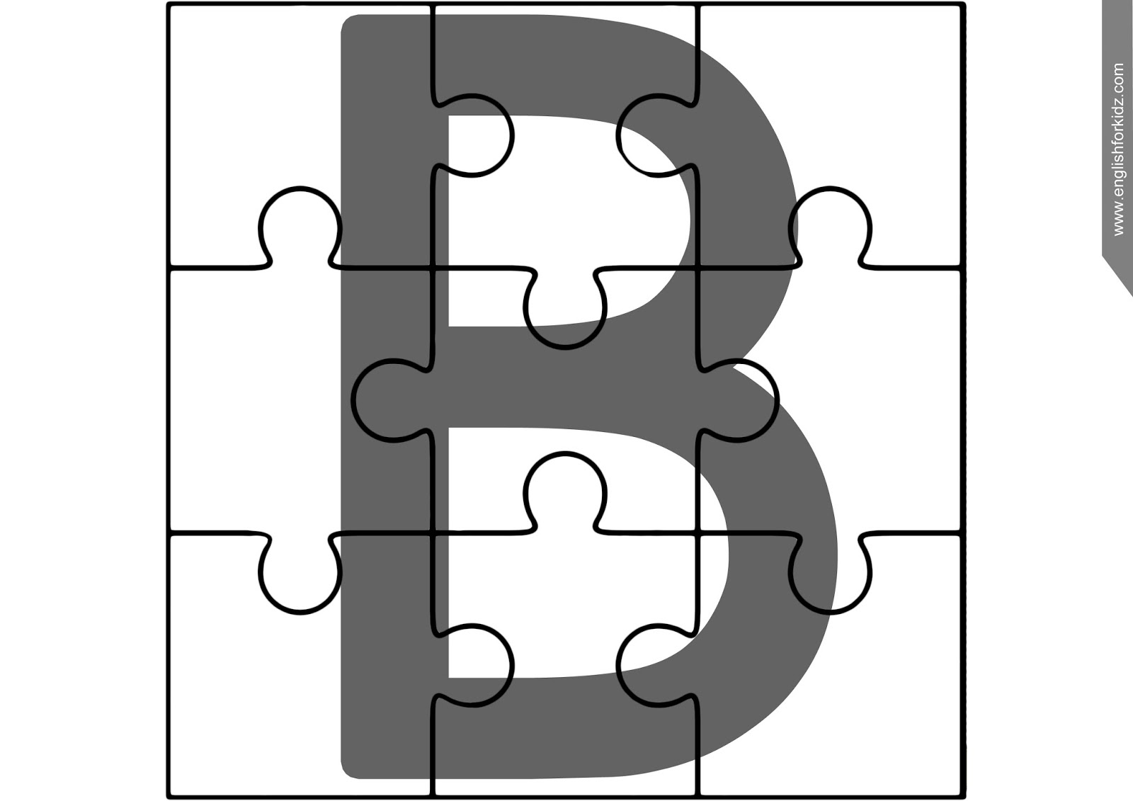 English For Kids Step By Step Printable ABC Puzzles