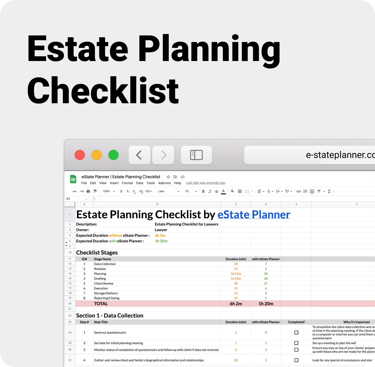 Estate Planning Checklist For Lawyers Worksheets Library
