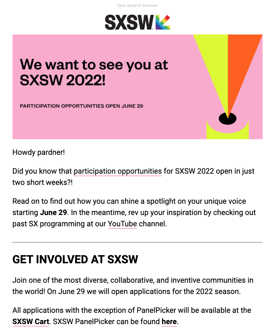 Event Marketing 11 Event Invitation Email Examples Proven To Work Bizzabo