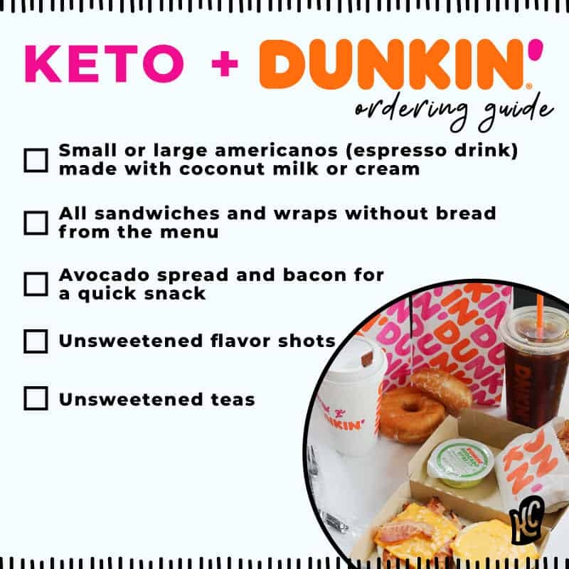 dunkin donuts printable menu