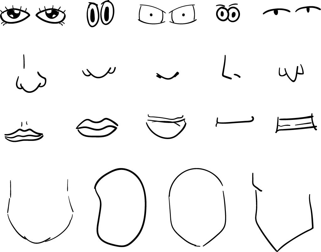 Eyes Nose Mouth Templates 10 Free PDF Printables Printablee Worksheets Library
