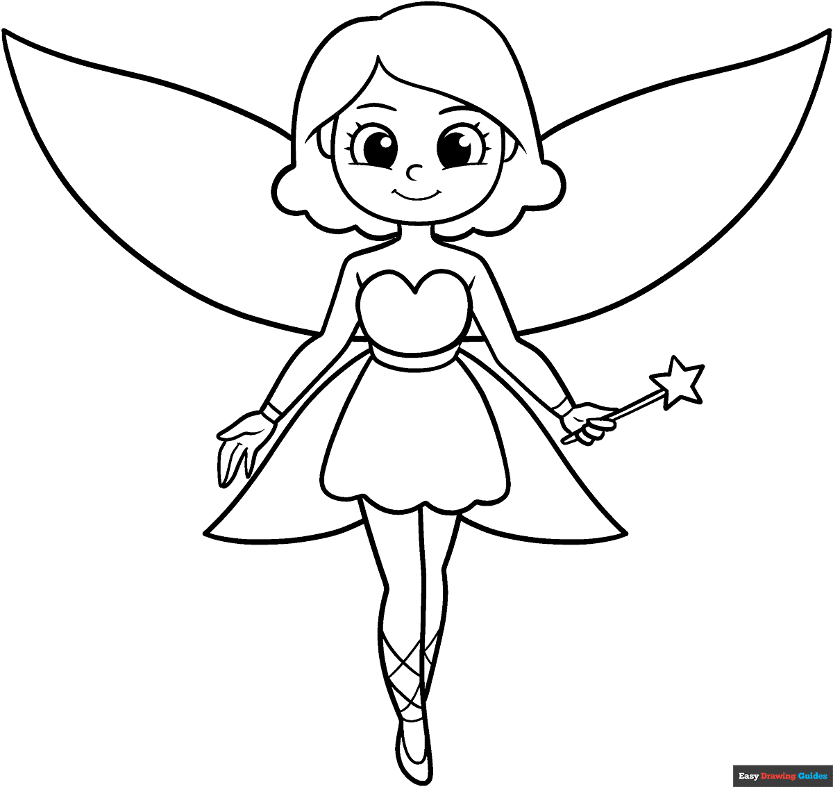 fairy colouring in pages printable