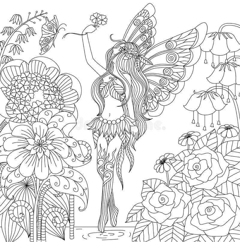 Fairy Coloring Stock Illustrations 33 978 Fairy Coloring Stock Illustrations Vectors U0026 Clipart Dreamstime