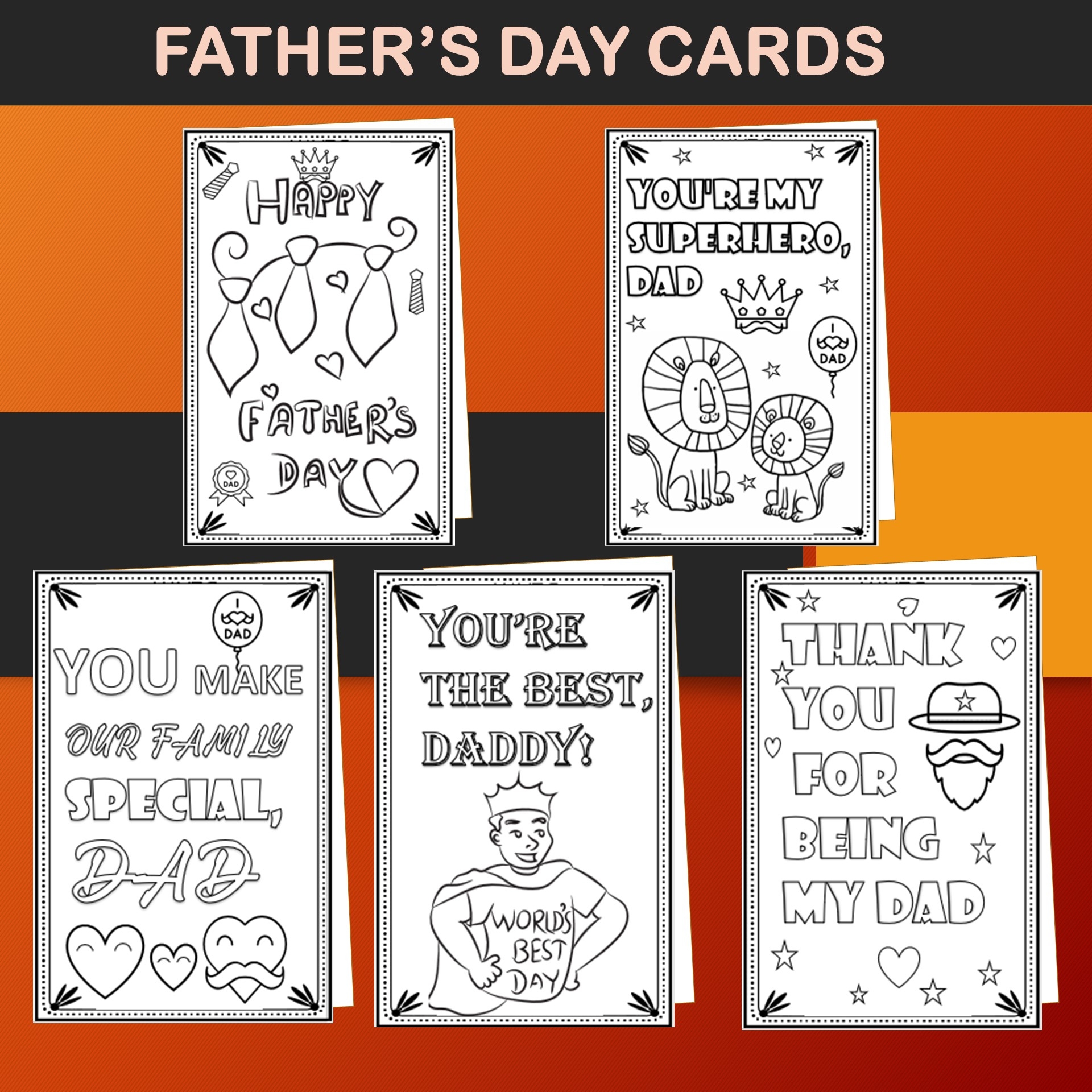 printable fathers day cards