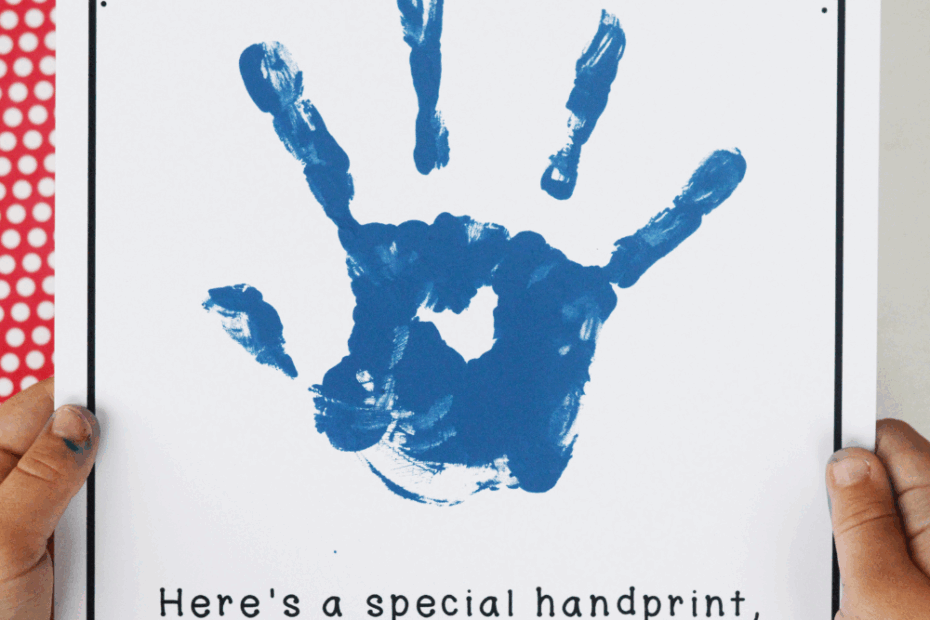 Father s Day Handprint Poem Free Printable Fun A Day
