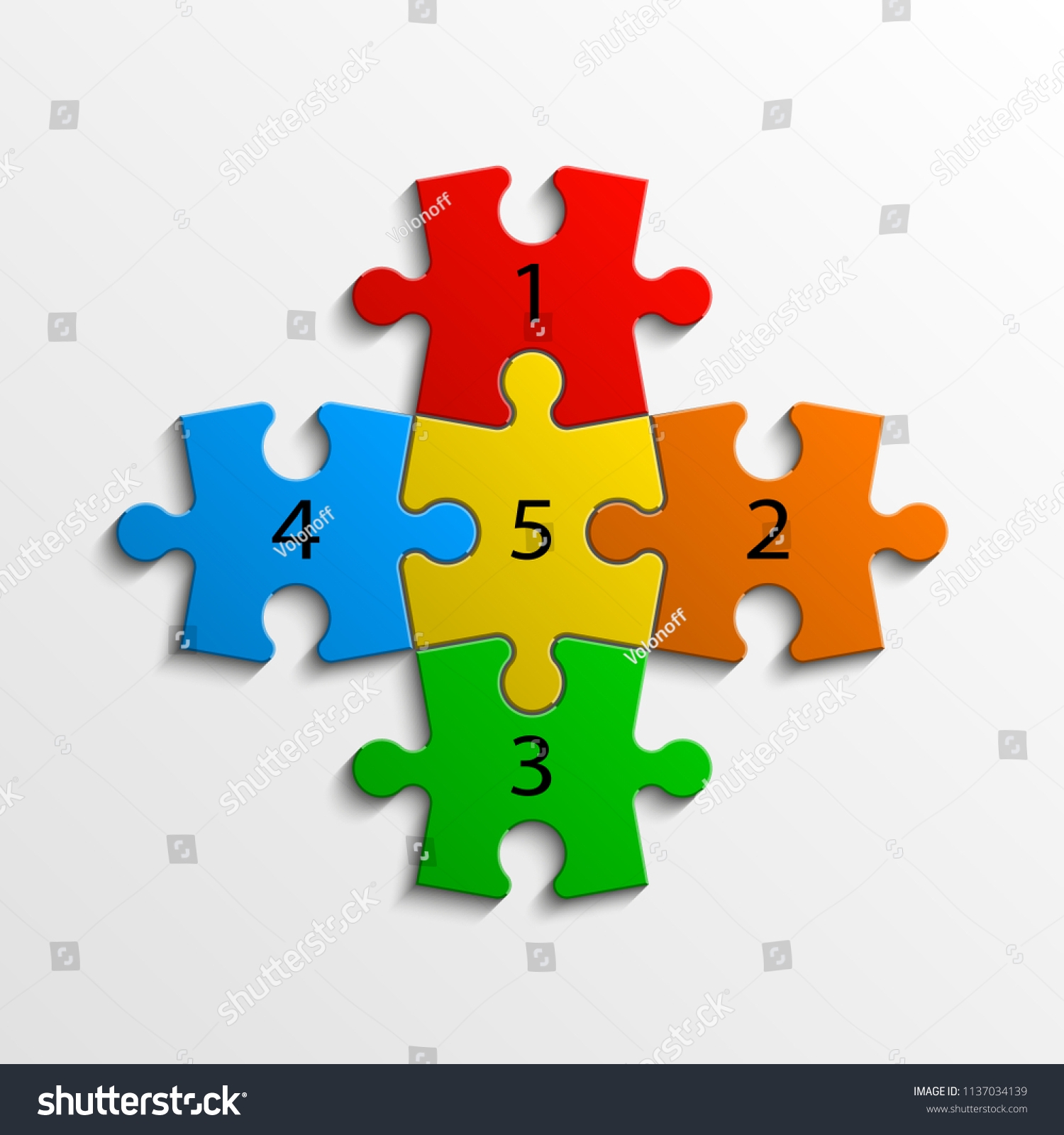 abstract puzzle powerpoint templates