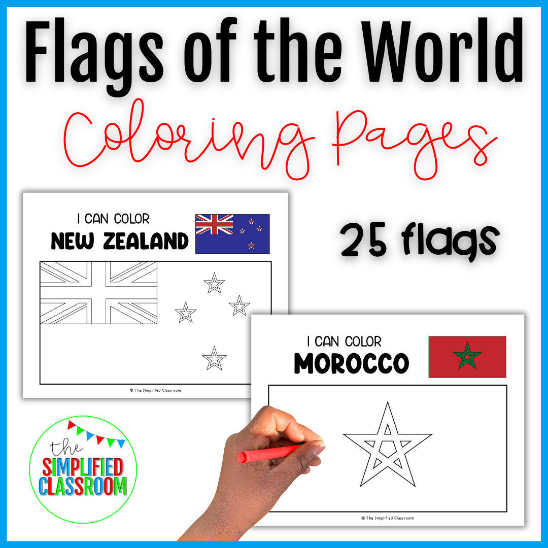 Flags Of The World Coloring Pages
