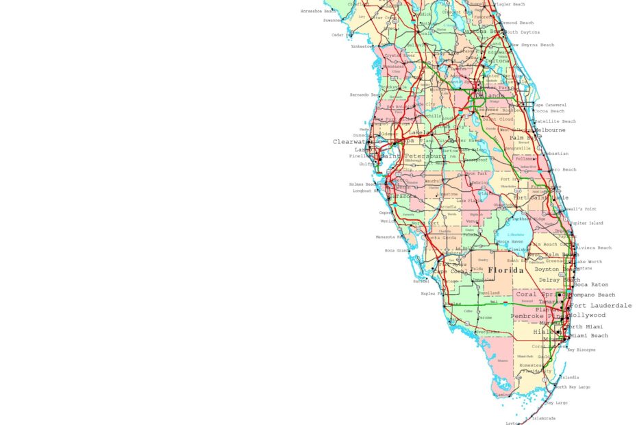Florida Printable Map